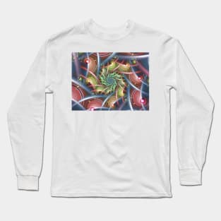 Spinning Pastel Pattern Long Sleeve T-Shirt